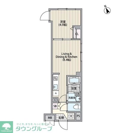 エルファーロ恵比寿の物件間取画像